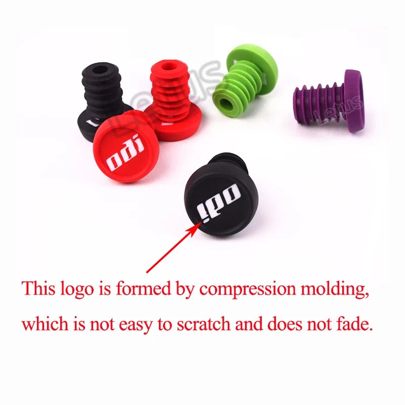 ODI Handlebar End Plugs for MTB BMX – Rubber Bar Caps