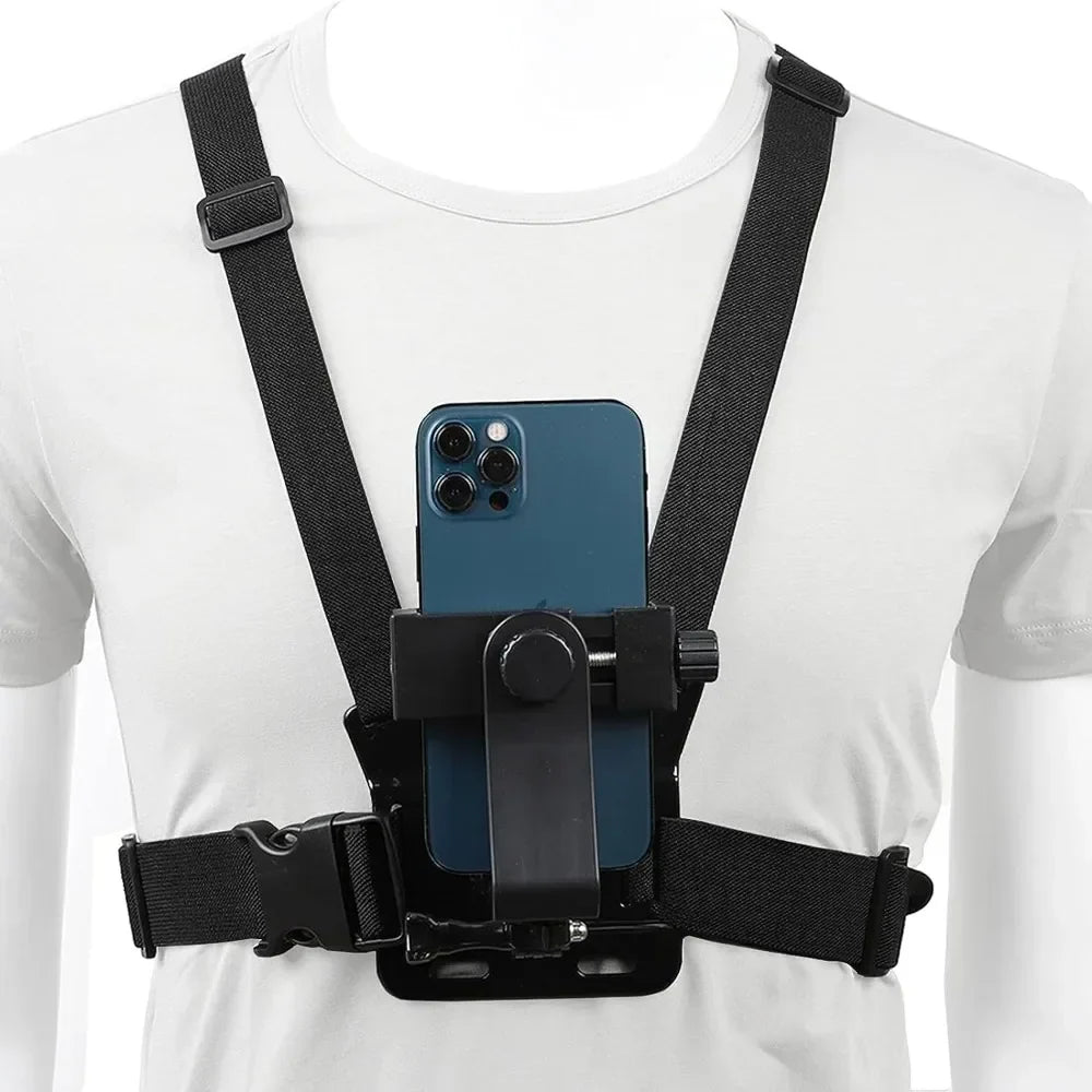 Smartphone Chest Mount Universal Holder – iPhone & Samsung