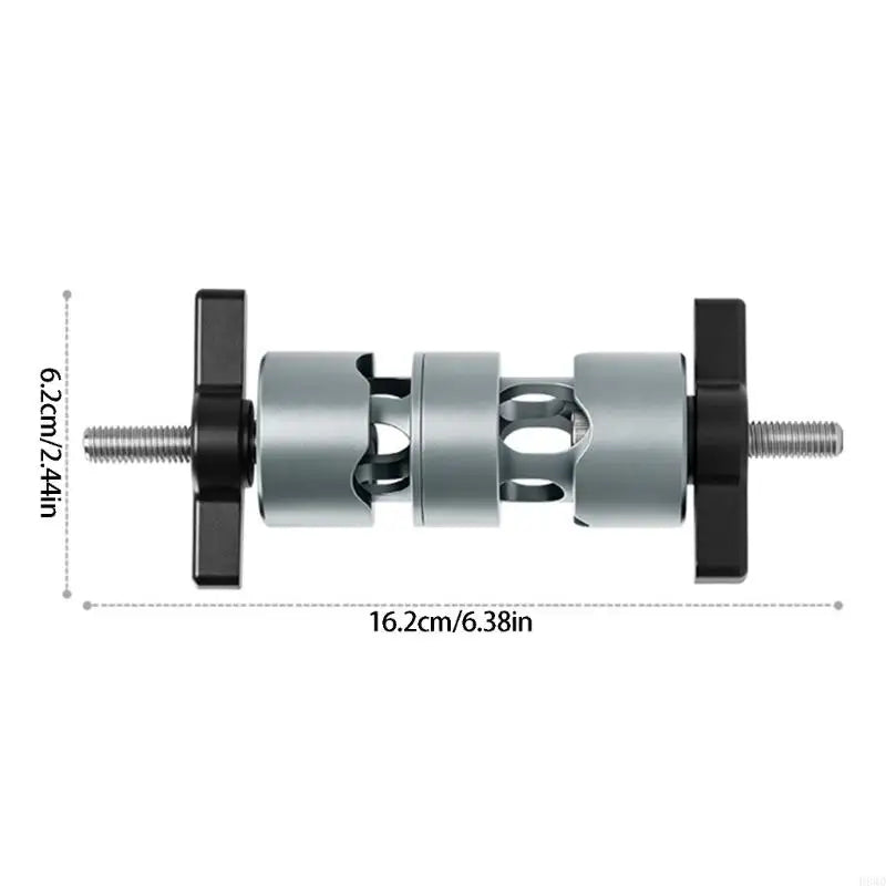 Two-Joint Aluminum Camera Rod Clamp Mount | 10mm & 15mm