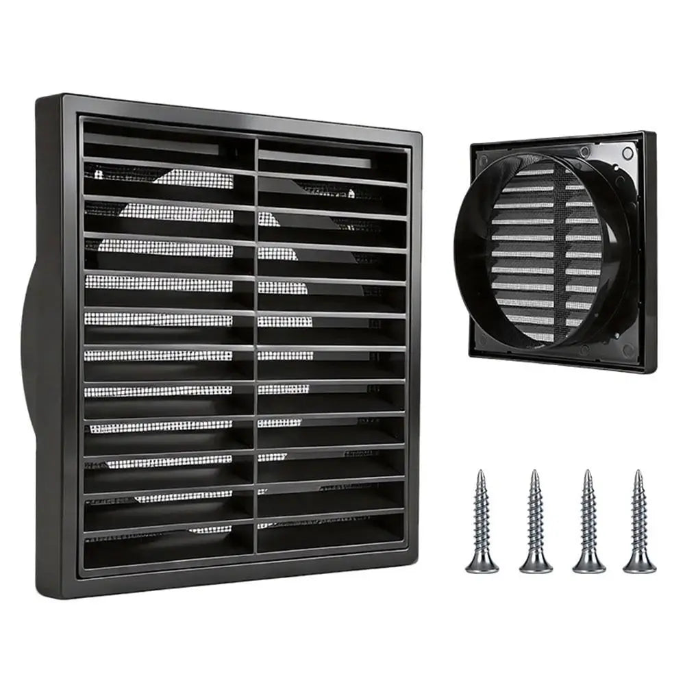 Square Air Vent Grille Cover 4–8 In | Aluminum Fiber Mesh