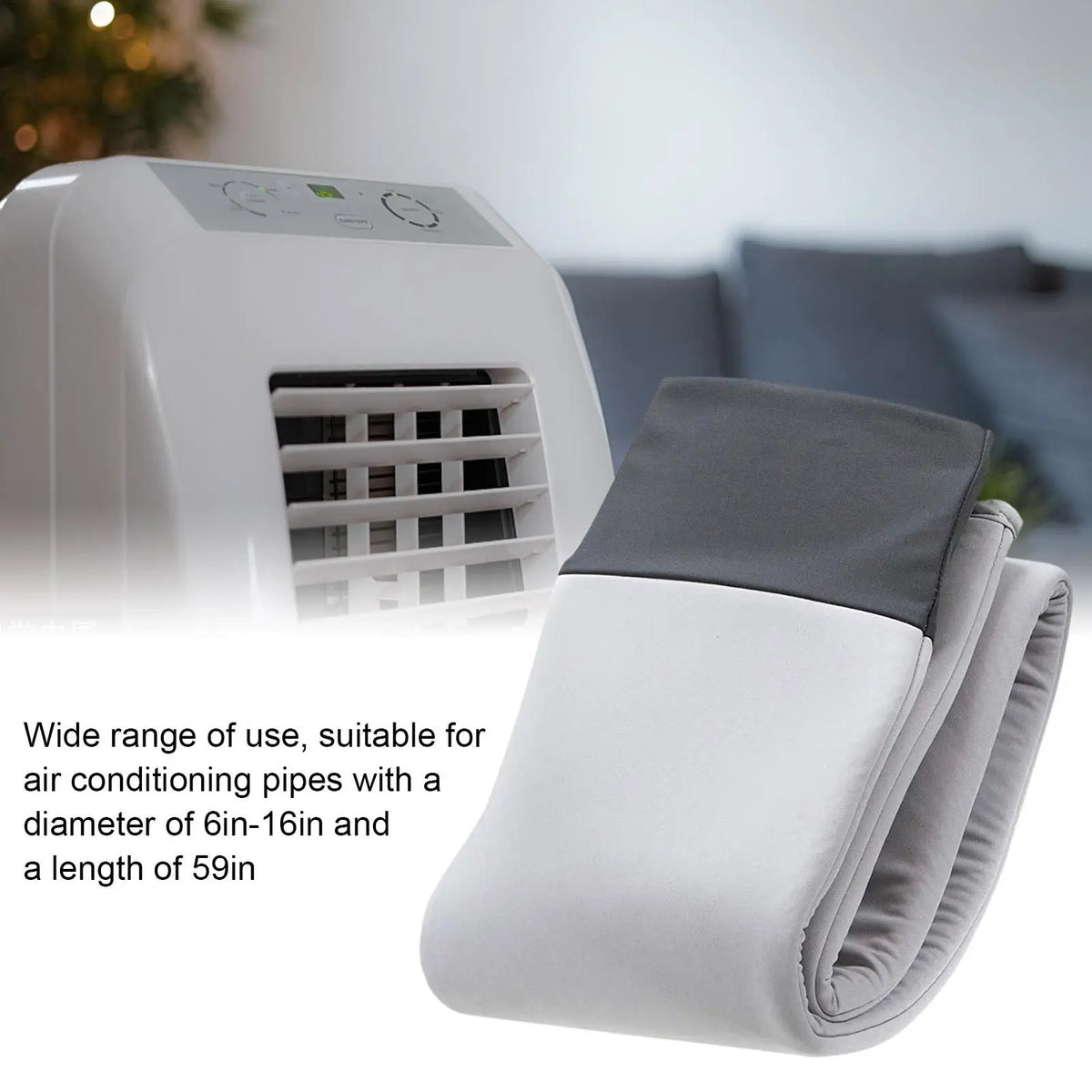 Portable AC Hose Insulation Sleeve | Dustproof Oxford Cloth Cover