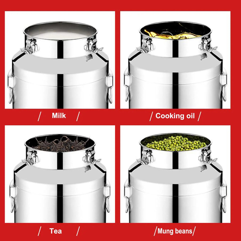 Stainless Steel Airtight Storage Barrel with Faucet 5L 9L 14L