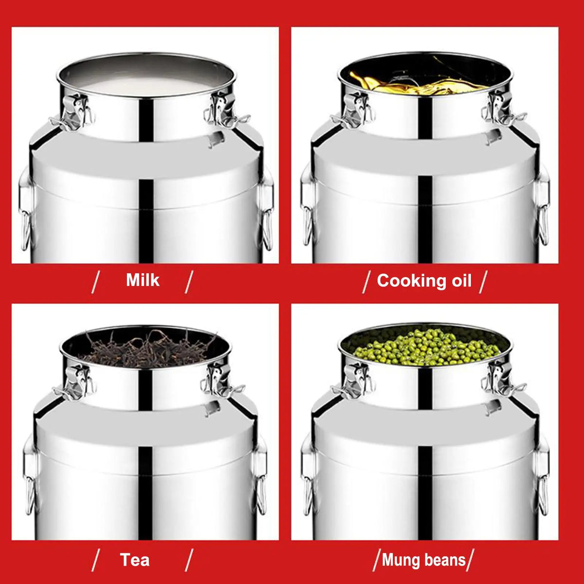 Stainless Steel Airtight Storage Barrel with Faucet 5L 9L 14L