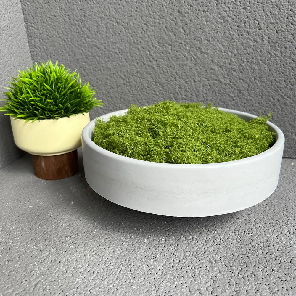 Silicone Mold for Round Concrete Planter & Candle Vessel