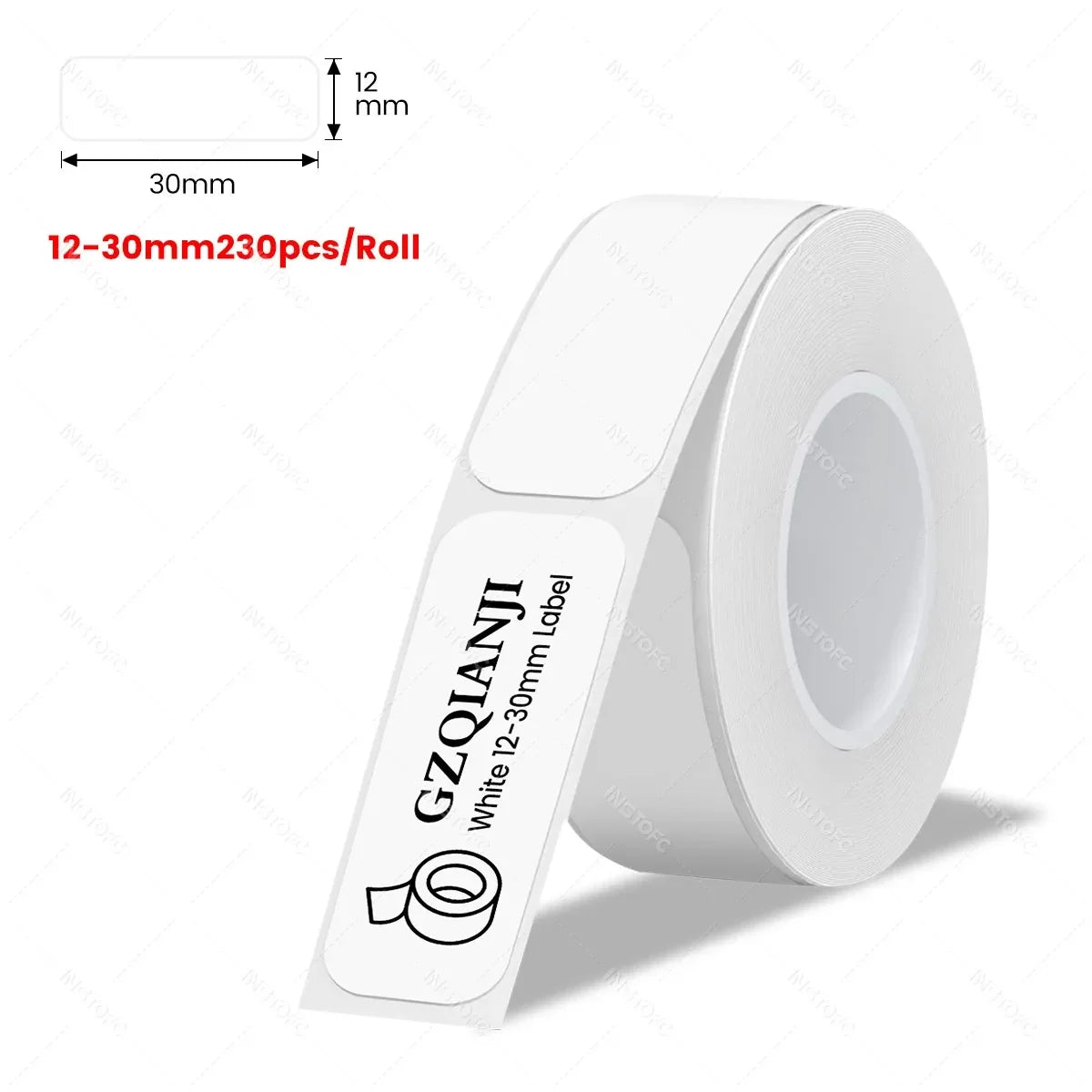 Thermal Label Tape 12–15mm Roll for Marklife P11 P12 DELI Q2 D30