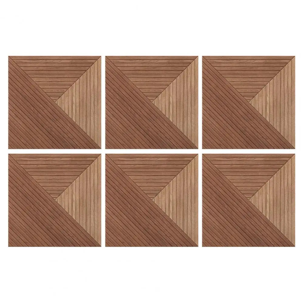 Wood Grain Acoustic Panels 23.6" – Flame-Retardant Sound Wall Tiles