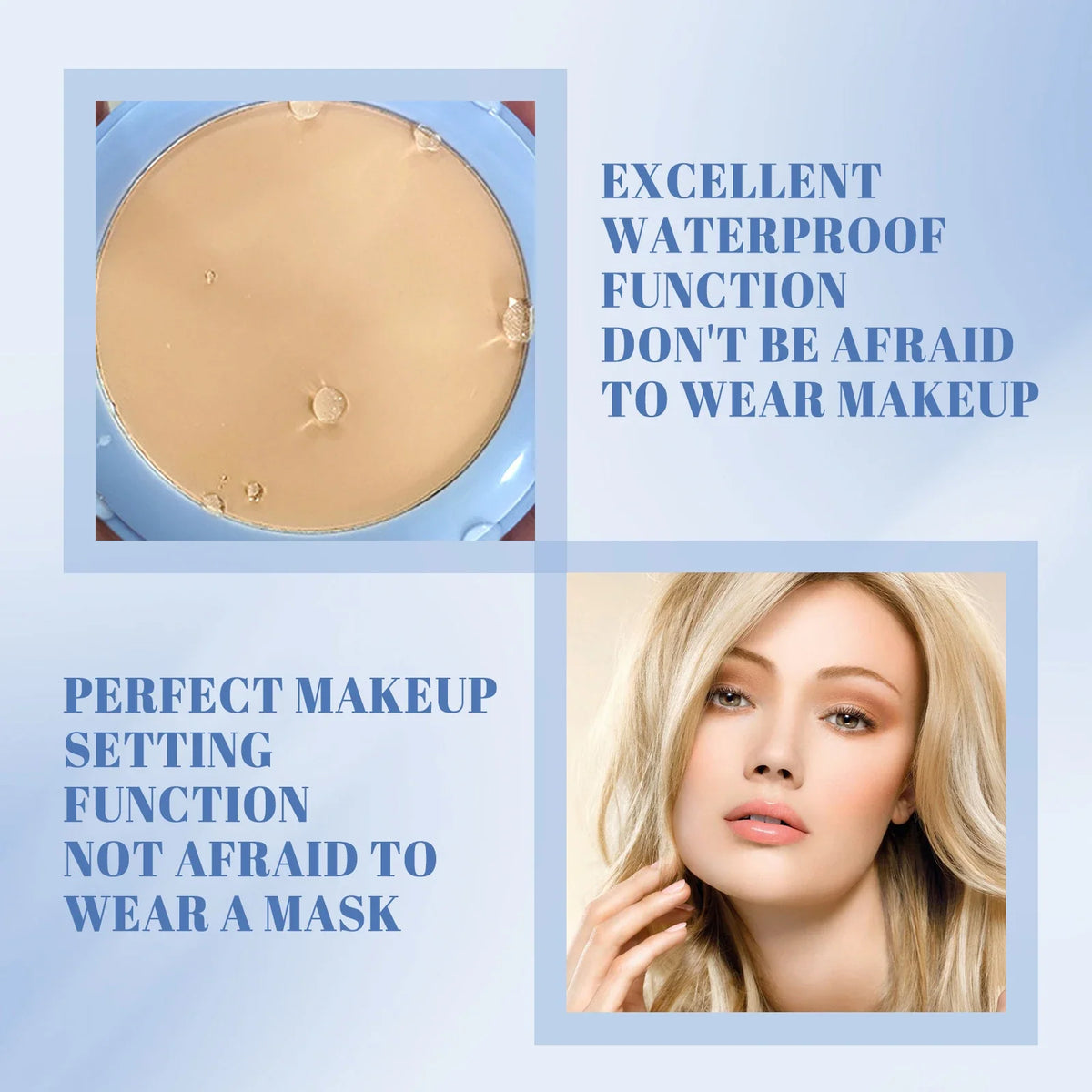 OUHOE Matte Face Setting Powder – Oil Control & Invisible Pores