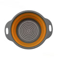 Collapsible Silicone Drain Basket – Foldable Fruit & Veggie Strainer