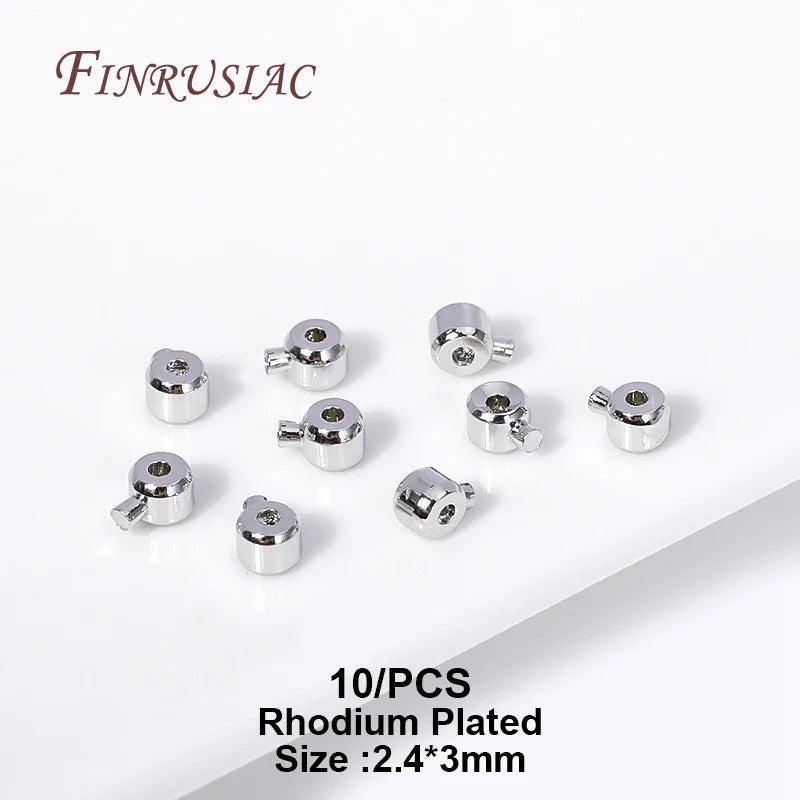 14K/18K Gold Plated Crimp Beads & Clasp Connectors | DIY Jewelry