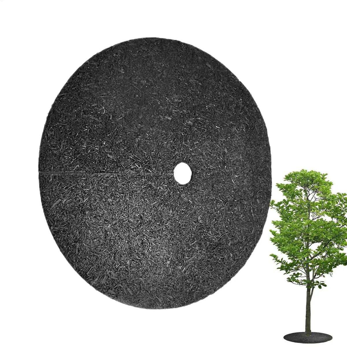 Tree Mulch Ring – Reusable Non-Woven Plant Protector Mat