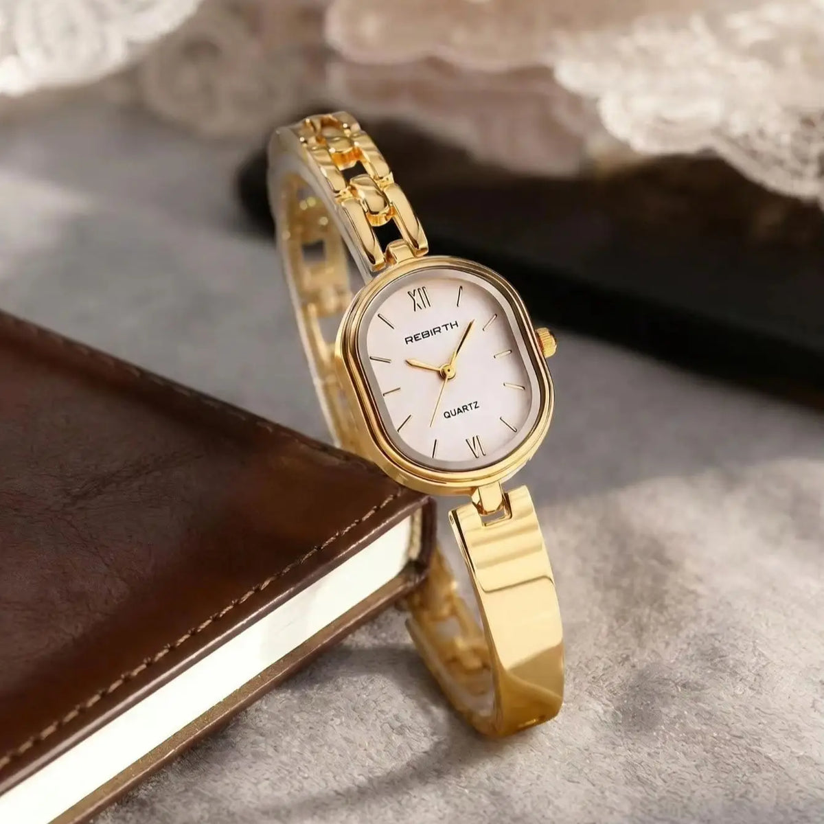 REBIRTH Women's Minimalist Quartz Watch – Casual Daily Wear