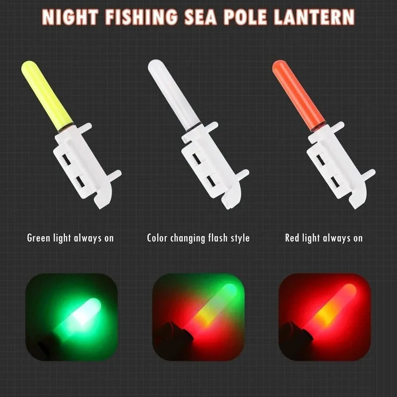 6-Pack Fishing Bite Alarm – LED Light, Bell & Batteries Included