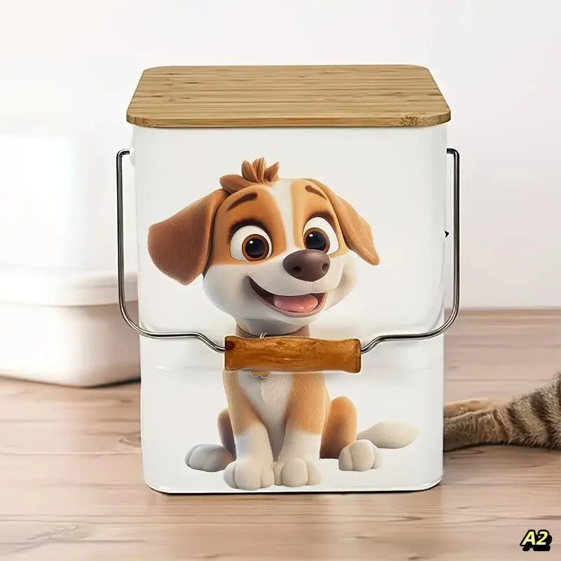 Waterproof Cat & Dog Food Container Stickers – PVC Decals