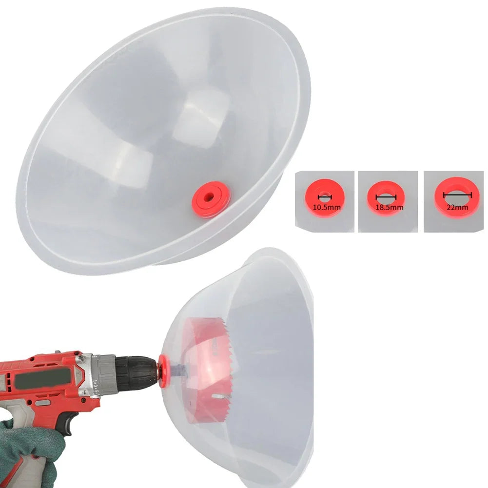 DAZZLEEX Drill Dust Collector Bowl for Hole Cutter – 3 Sizes