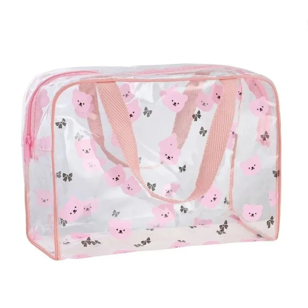 Portable Large Capacity PVC Waterproof Toiletry & Cosmetic Bag