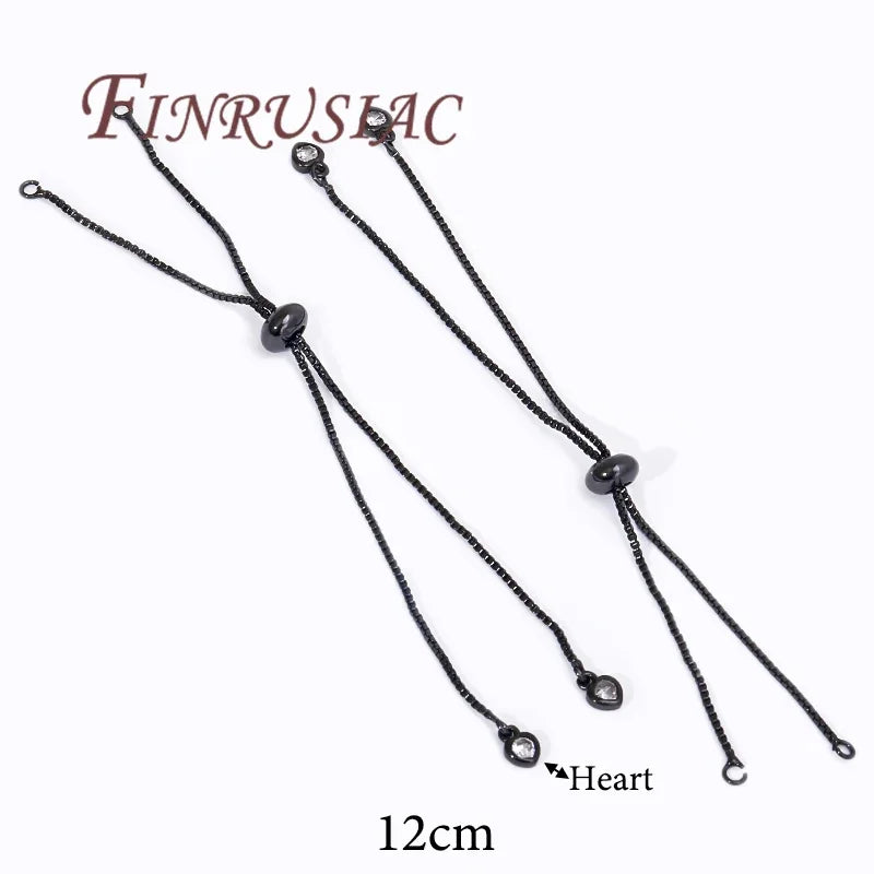 18K Gold Plated Box Chain Bracelet DIY Jewelry Making Component