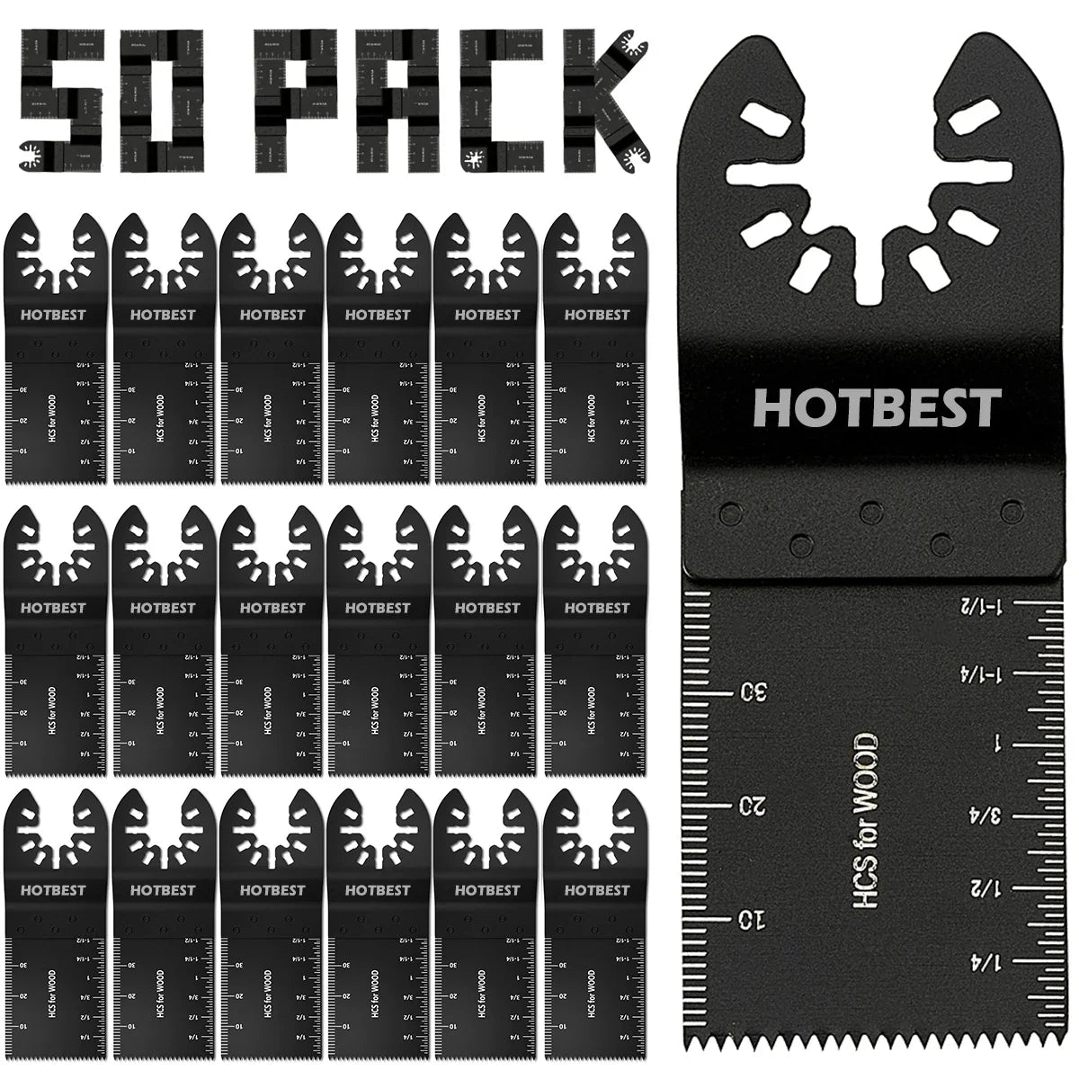 Oscillating Multi Tool Saw Blades – High Carbon Steel Set
