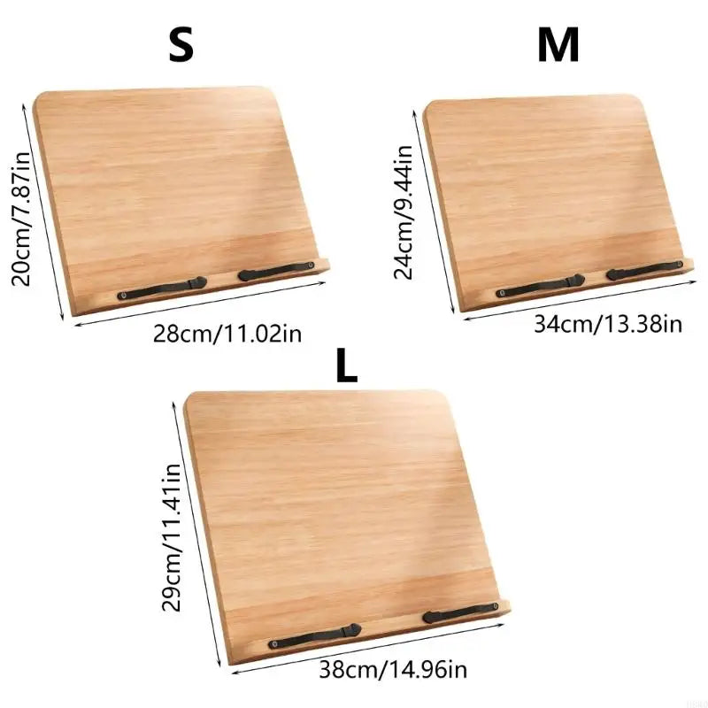 Wooden Laptop & Reading Stand | Non-Slip, Multi-Angle, Foldable