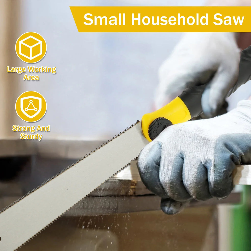 Japanese Hand Saw Set – 3 Replaceable Blades, Flush Cut Wood Saw