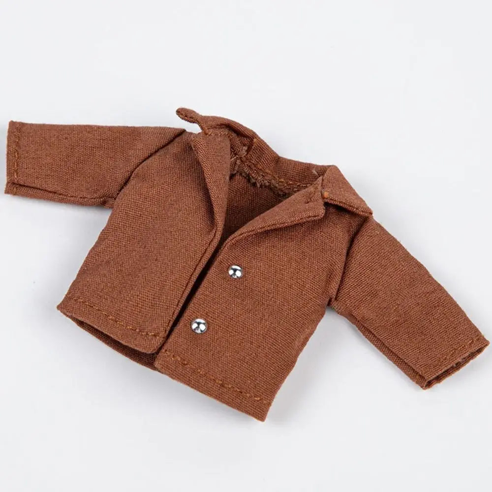OB11 & 1/12 BJD Doll Clothes Set – Coat, Shirt & Pants
