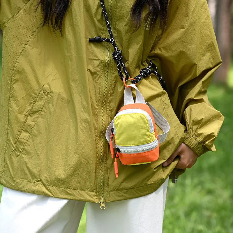 Nixie Mini Korean Neck Hanging Backpack – Key & Earphone Bag