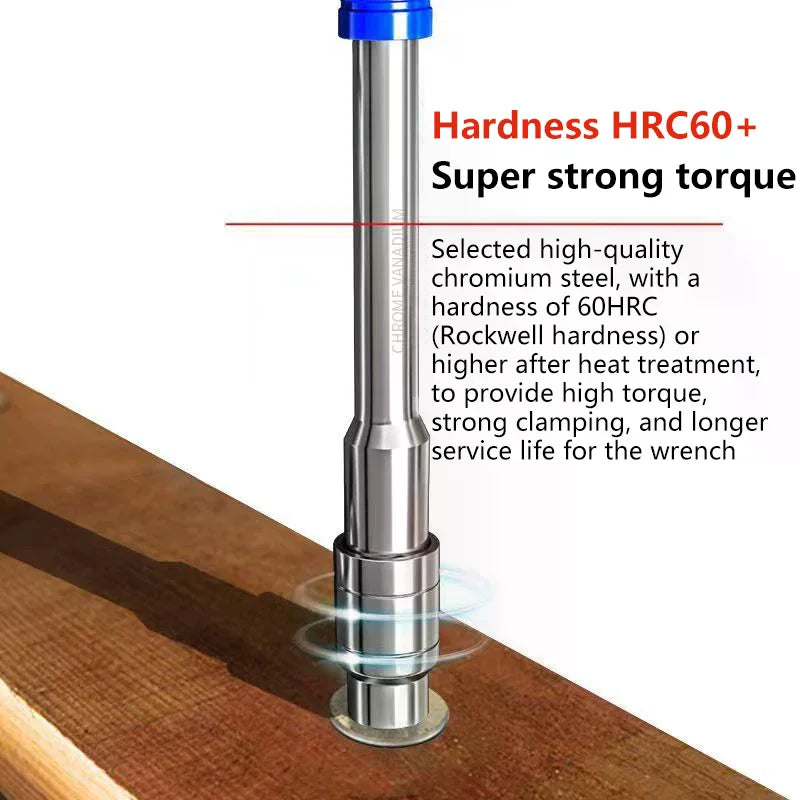 T-Handle Socket Wrench Set – Convertible Sockets & Lever Bar