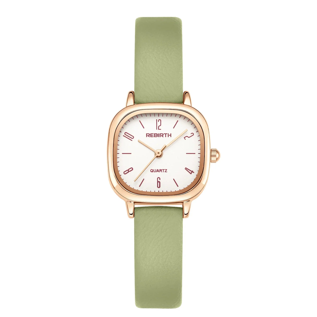 REBIRTH Roman Scale Quartz Watch | Leather Band, Water-Resistant