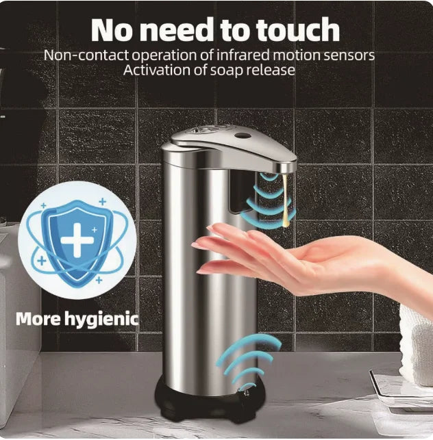 Touchless Automatic Soap Dispenser – Stainless Steel Sensor
