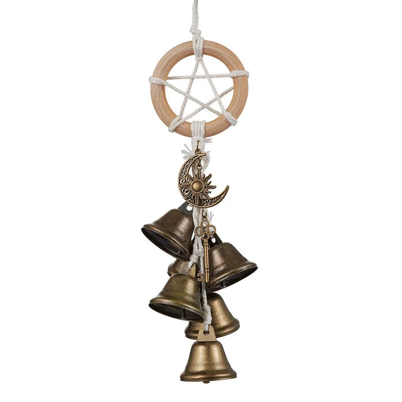 Vintage Hanging Bell Décor – Magic Wind Chimes for Doors