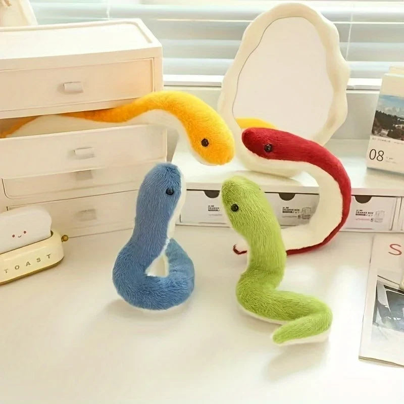 Year of the Snake Plush Keychain – Cute Green Snake Stuffed Toy