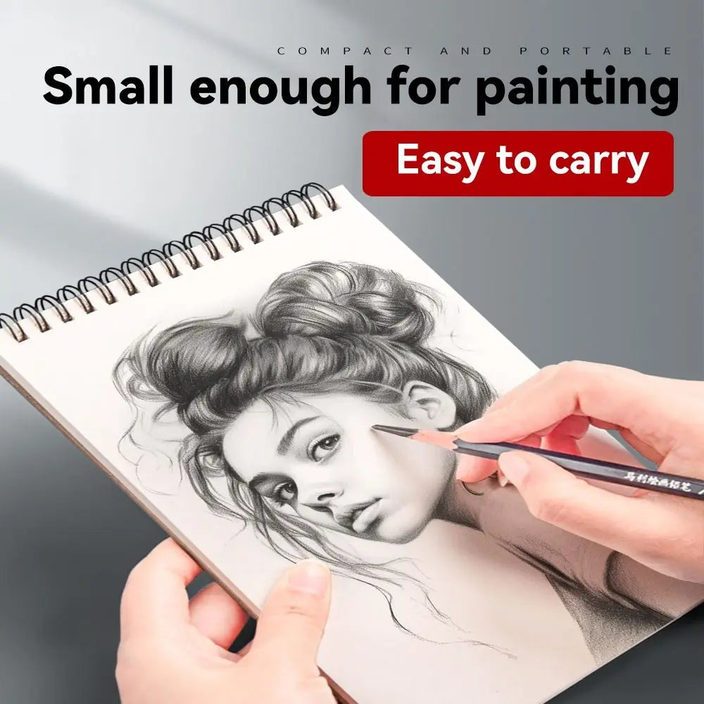 Spiral Sketchbook 30 Sheets – A4 A5 A6 8K 16K Drawing Pad