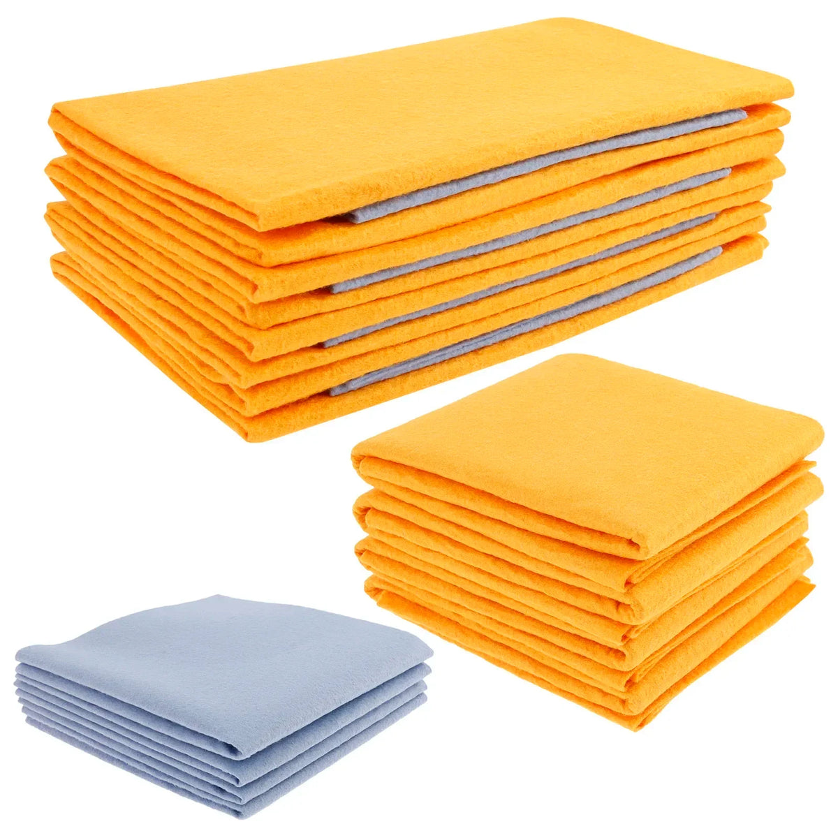 Ultra Absorbent Cleaning Shammy Reusable Wipe Rags – 8/16 Pcs