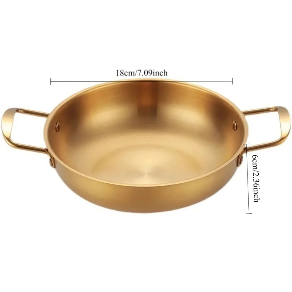 FEB.WIND Korean Ramen Pot – Stainless Steel Cooking Pot