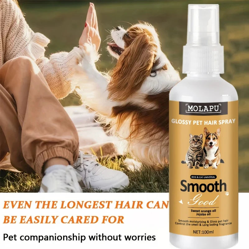 Pet Coat Conditioner Spray 100ml – Soft, Silky & Detangling