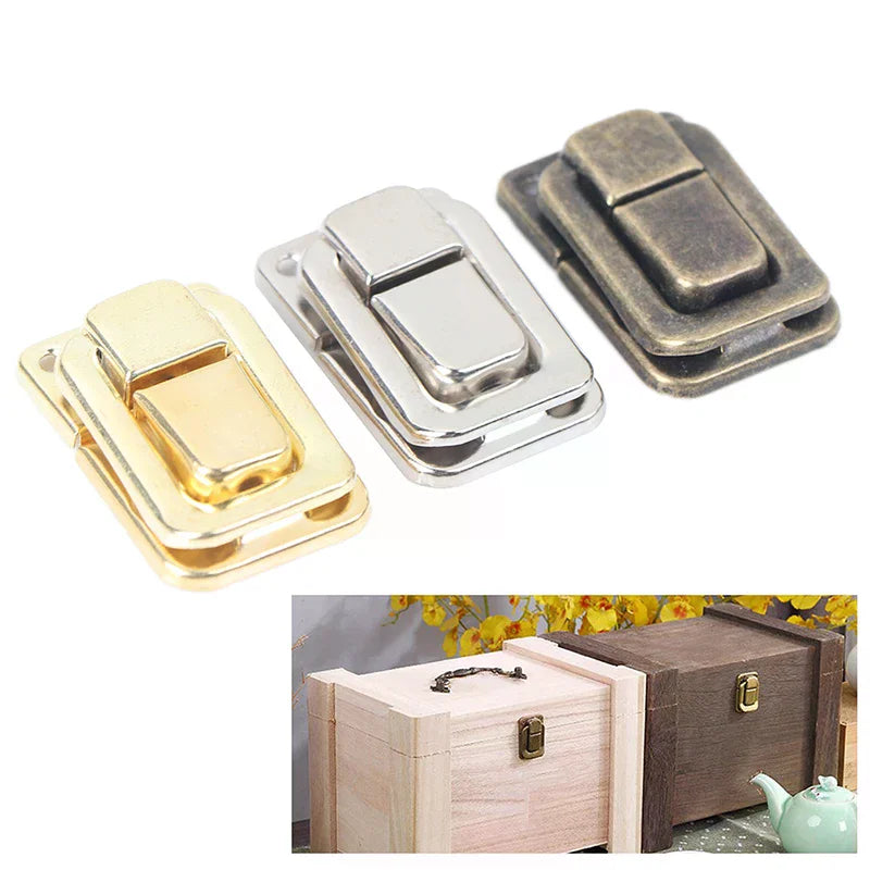 Vintage Toggle Latch Hasp Lock for Wooden Box, Chest & Gift Case