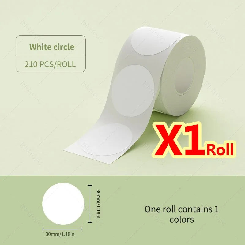 NiiMBOT Thermal Label Paper – Waterproof Self-Adhesive Stickers