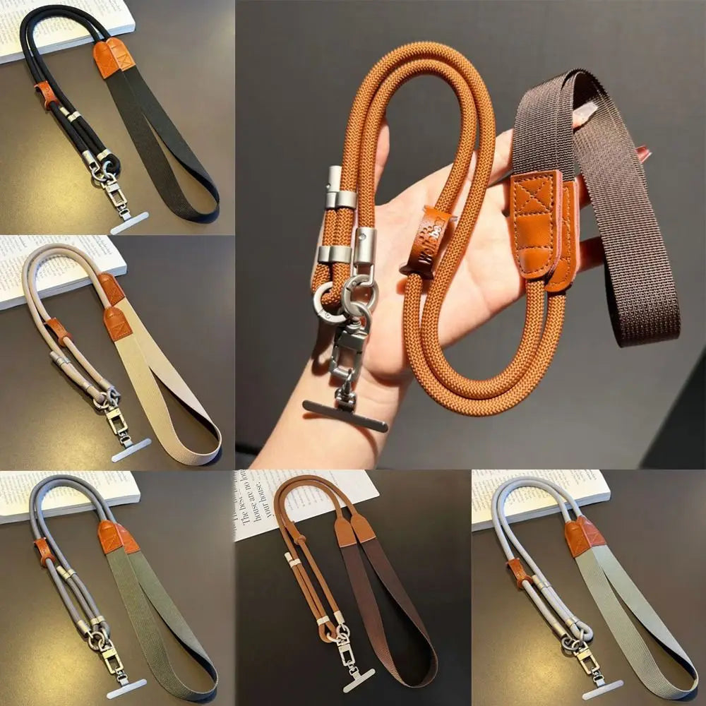 Universal Adjustable Crossbody Phone Strap 360° Metal Hook