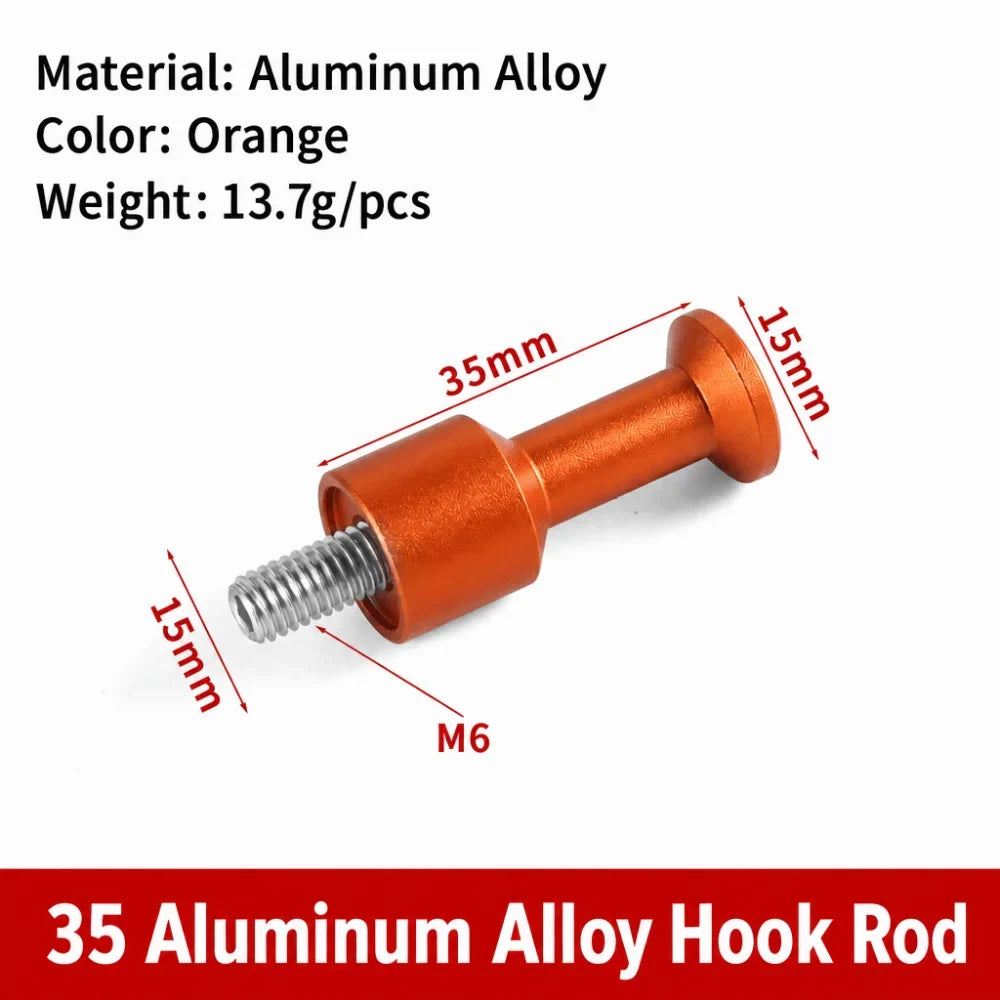 Metal Pegboard Hook Aluminum M6 Thread – Wall Storage Organizer