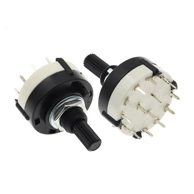 RS26 Rotary Band Selector Switch 1-4 Pole 3-12 Position PCB Mount