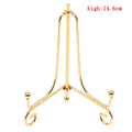 Gold Iron Display Stand Easel for Photos, Plates & Books