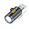 Type-C Rechargeable LED Pocket Flashlight – Waterproof Torch
