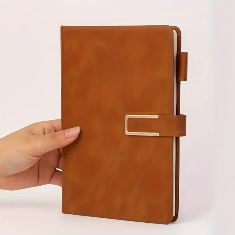 Personalized Vintage A5 Leather Notebook – Soft Cover Journal