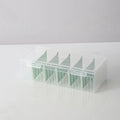 Clear Card Storage Box – Holds 550+ Cards & Adjustable Dividers