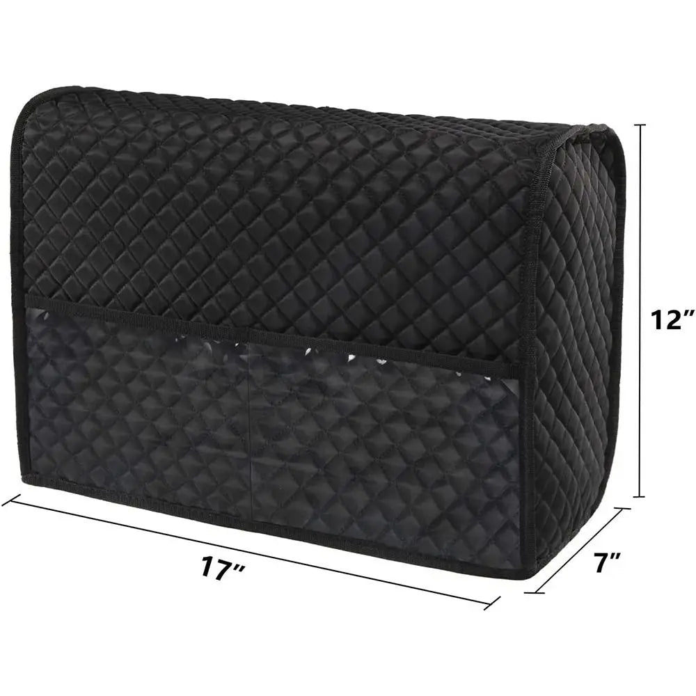 Waterproof Sewing Machine Cover with Storage Pockets – PVC