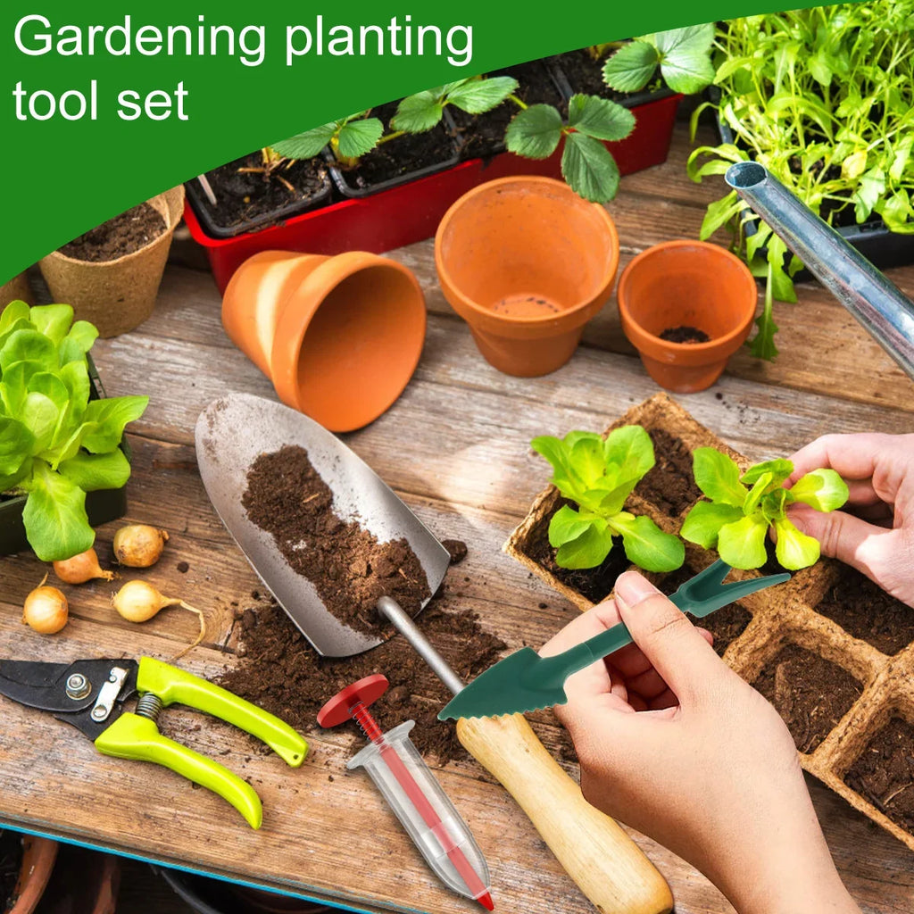 Mini Seed Dispenser Sower Set – Manual Garden Seeding Kit