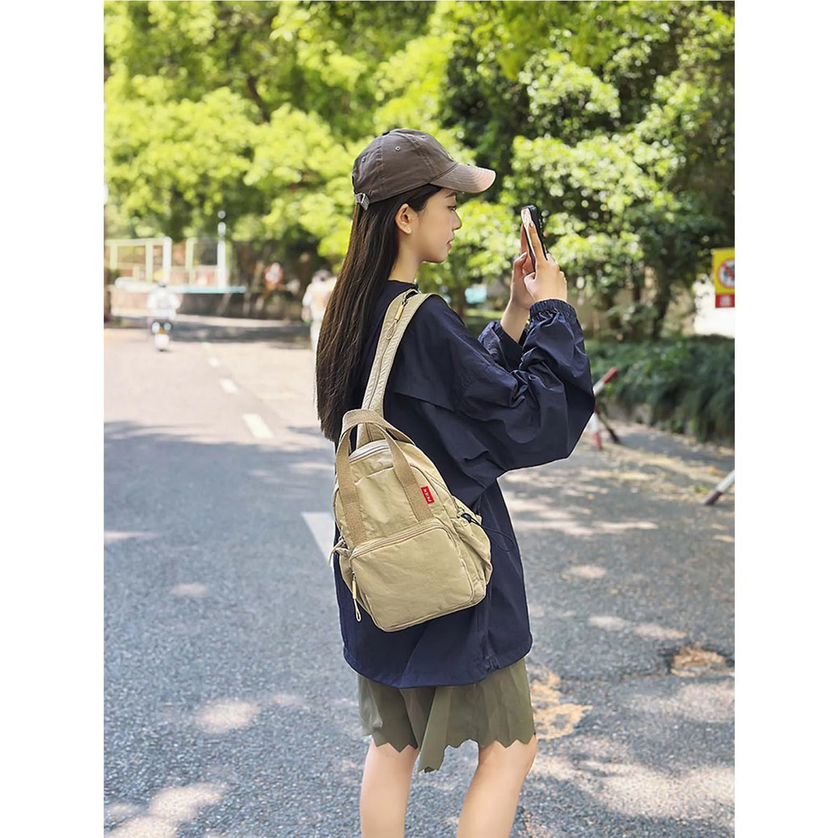 Japanese Lightweight Nylon Backpack – Travel & School Bag