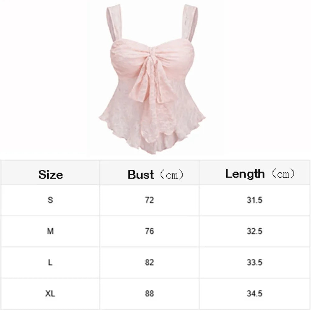 Lace Camisole Crop Vest | Sweetheart Neck Backless Top S-XL
