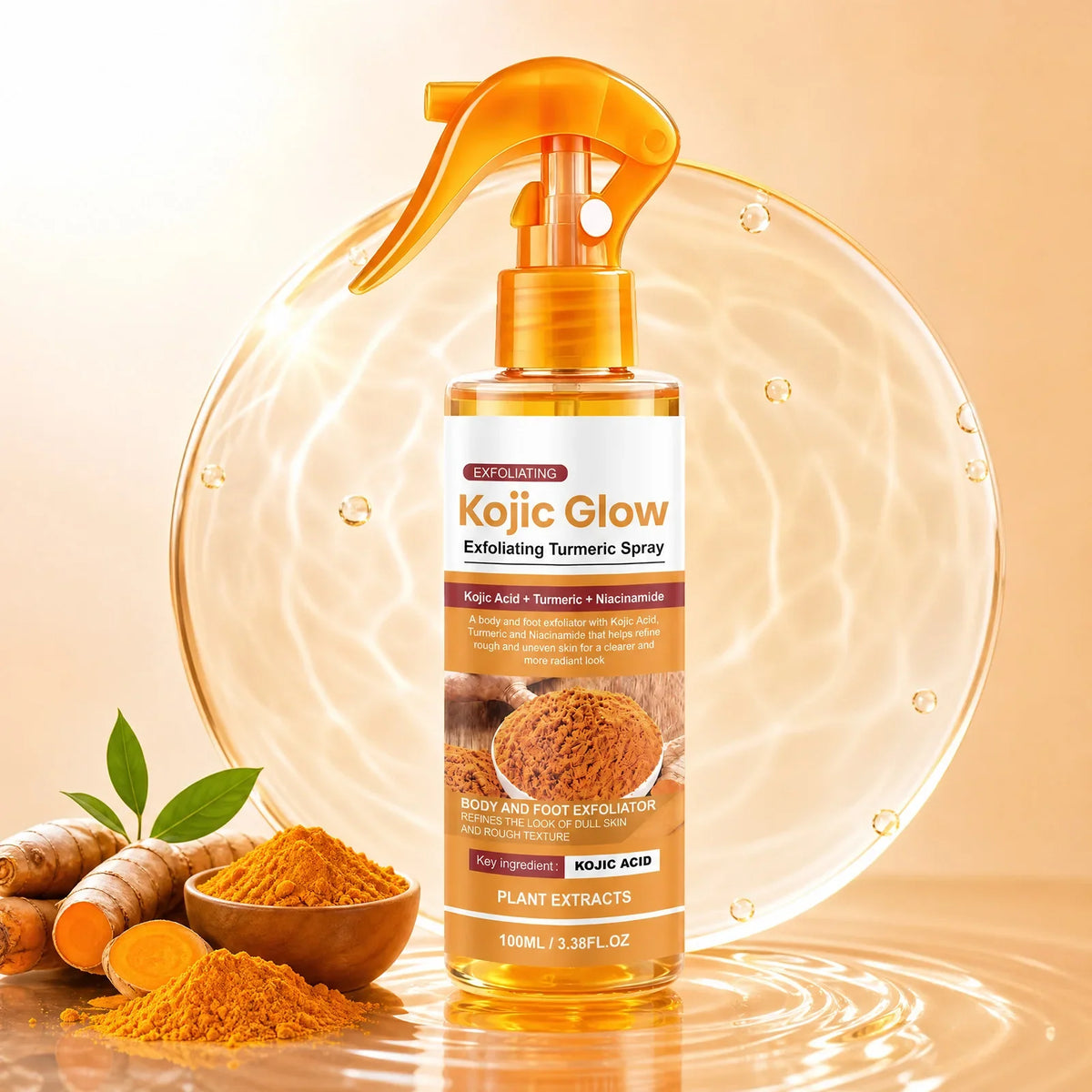 VIARELINE Turmeric Kojic Acid Exfoliating Spray 100ml