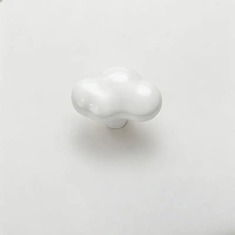 Zinc Alloy Cabinet Handle Bright Silver Single Hole Drawer Pull