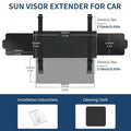 Universal Car Sun Visor Extender – Anti-Glare UV Shield